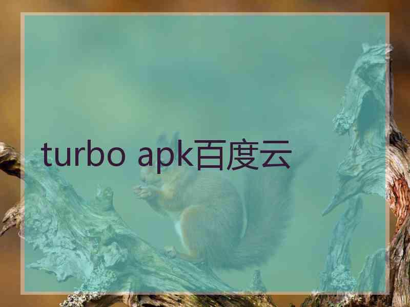 turbo apk百度云