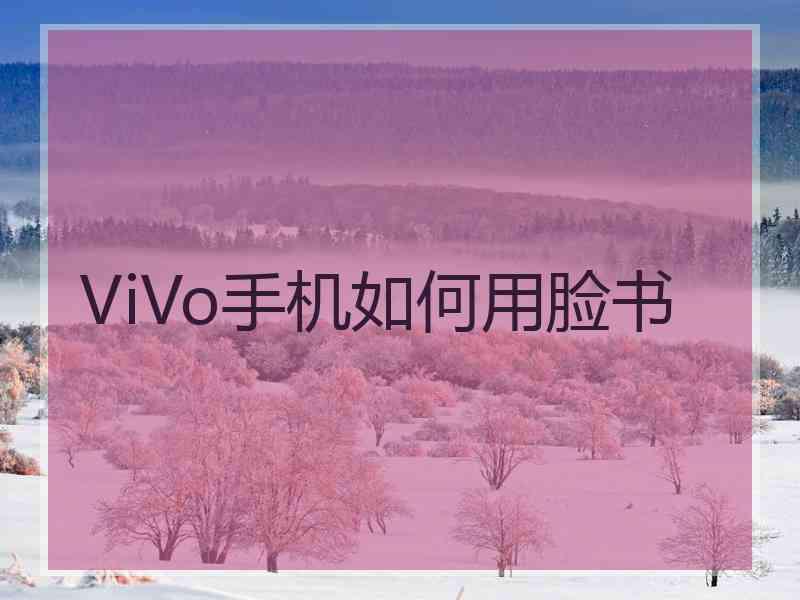 ViVo手机如何用脸书