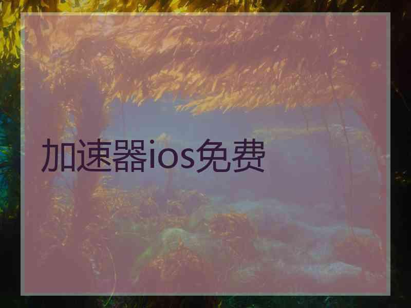 加速器ios免费