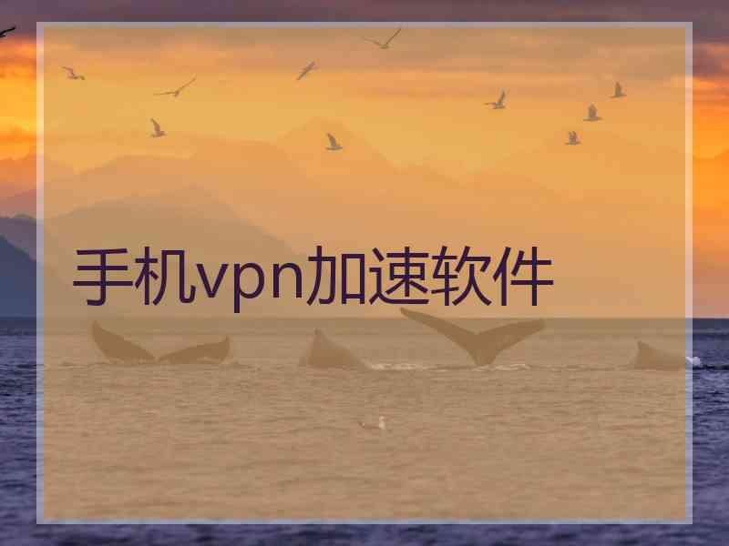 手机vpn加速软件