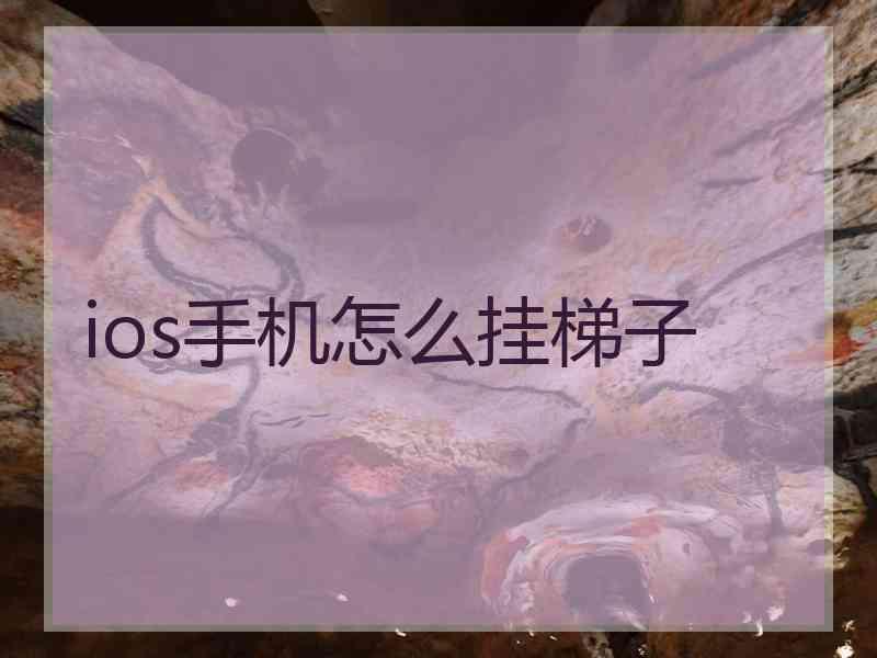 ios手机怎么挂梯子