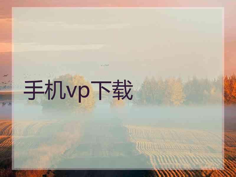 手机vp下载